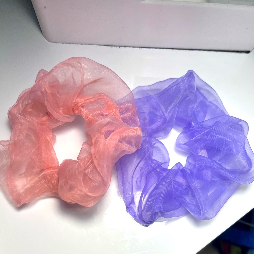 Tulle Hair Scrunchies
